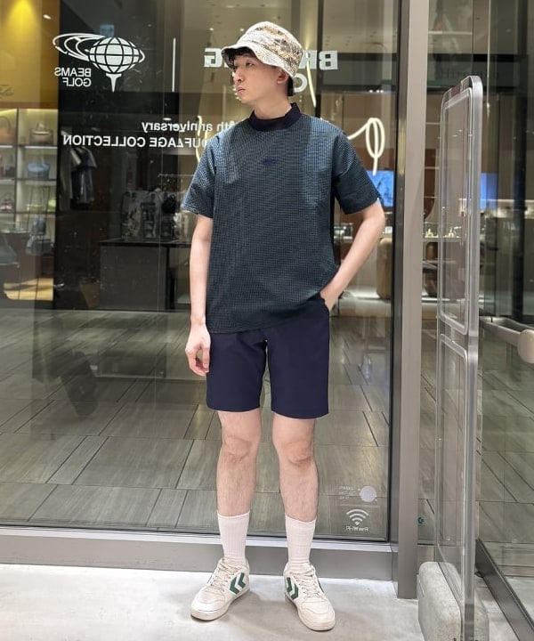 BEAMS GOLF | ORANGE LABEL / ドットエア(R)メッシュ モックネック