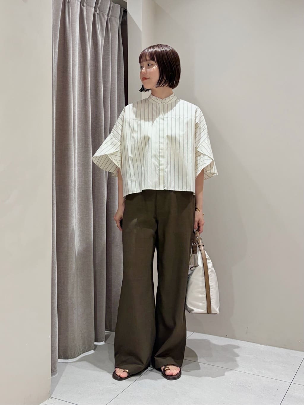 UNITED ARROWS green label relaxing | フレアスリーブ ブラウス 接触