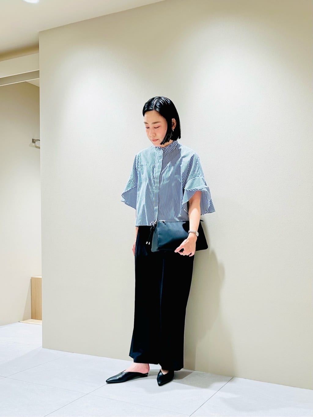 UNITED ARROWS green label relaxing | フレアスリーブ ブラウス 接触