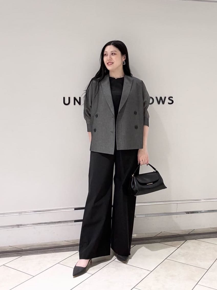 UNITED ARROWS | スカラップ フリル オールインワン パンツ -はっ水 UV