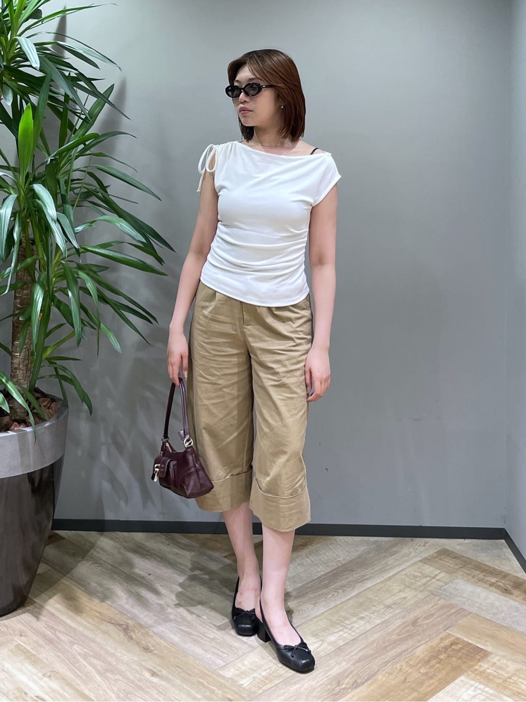 moussy | WASHED CHINO CROPPED パンツ | Rakuten Fashion(楽天