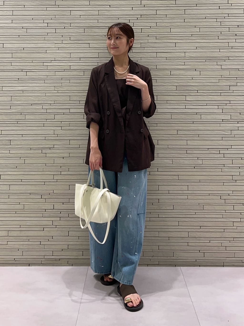 DOUDOU | シアーアシメタックビスチェ | Rakuten Fashion(楽天