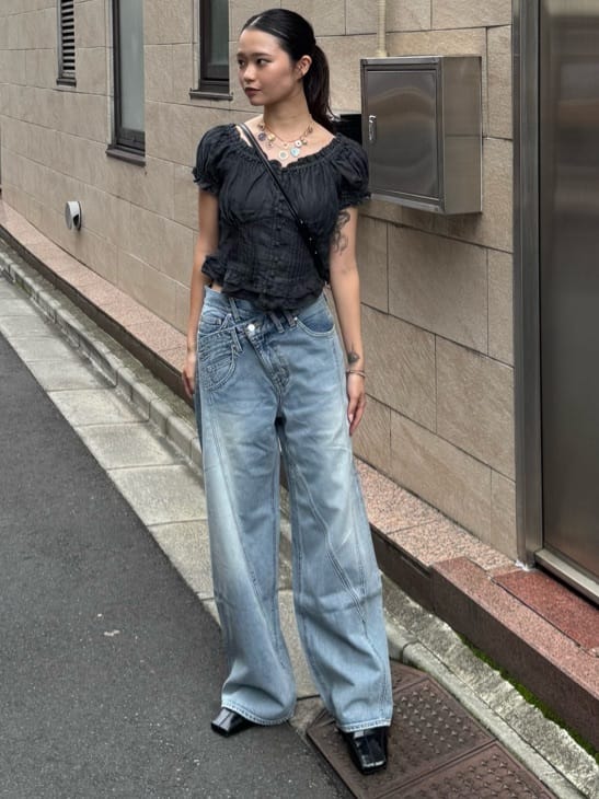 SLY | PUFF SLEEVES WOVEN トップス | Rakuten Fashion(楽天