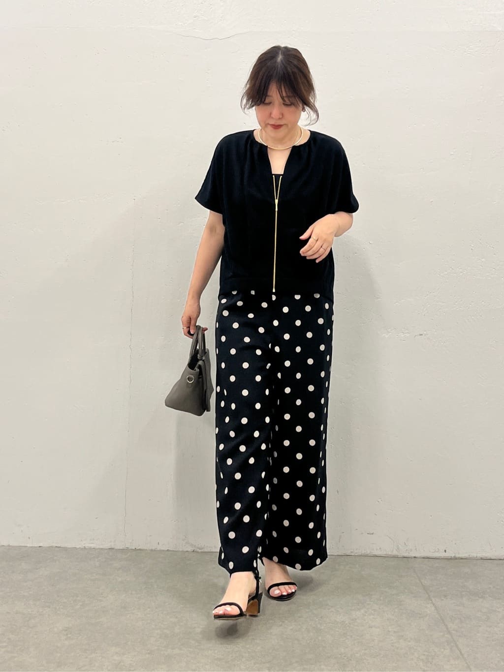 BEARDSLEY | ドットプリントパンツ | Rakuten Fashion(楽天