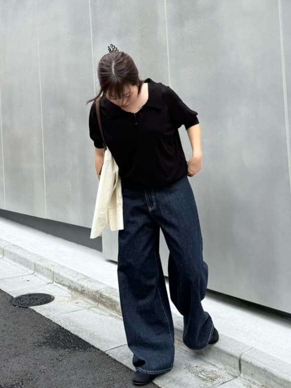 COLONY 2139 | シアーポロ半袖ニット | Rakuten Fashion(楽天