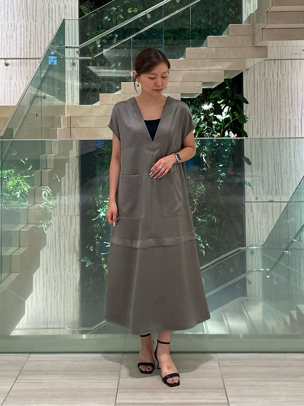 ADORE | ◇ドライタッチツイルワンピース | Rakuten Fashion(楽天