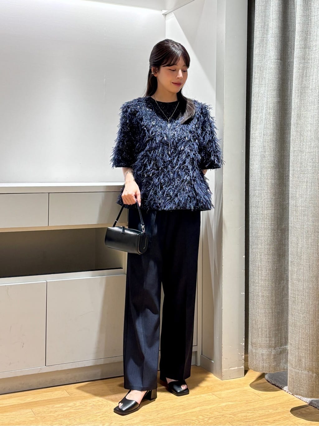 UNITED ARROWS LTD. OUTLET | ヘアリー ラメ カットジャガード