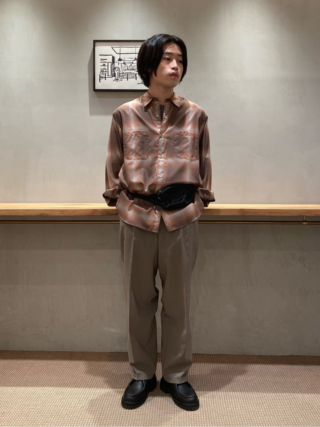 ＜Steven Alan＞ RENURMY アウト ワンプリーツ スラックス BEAUTY&YOUTH UNITED ARROWS | <Steven Alan> RENURMY アウト ワン