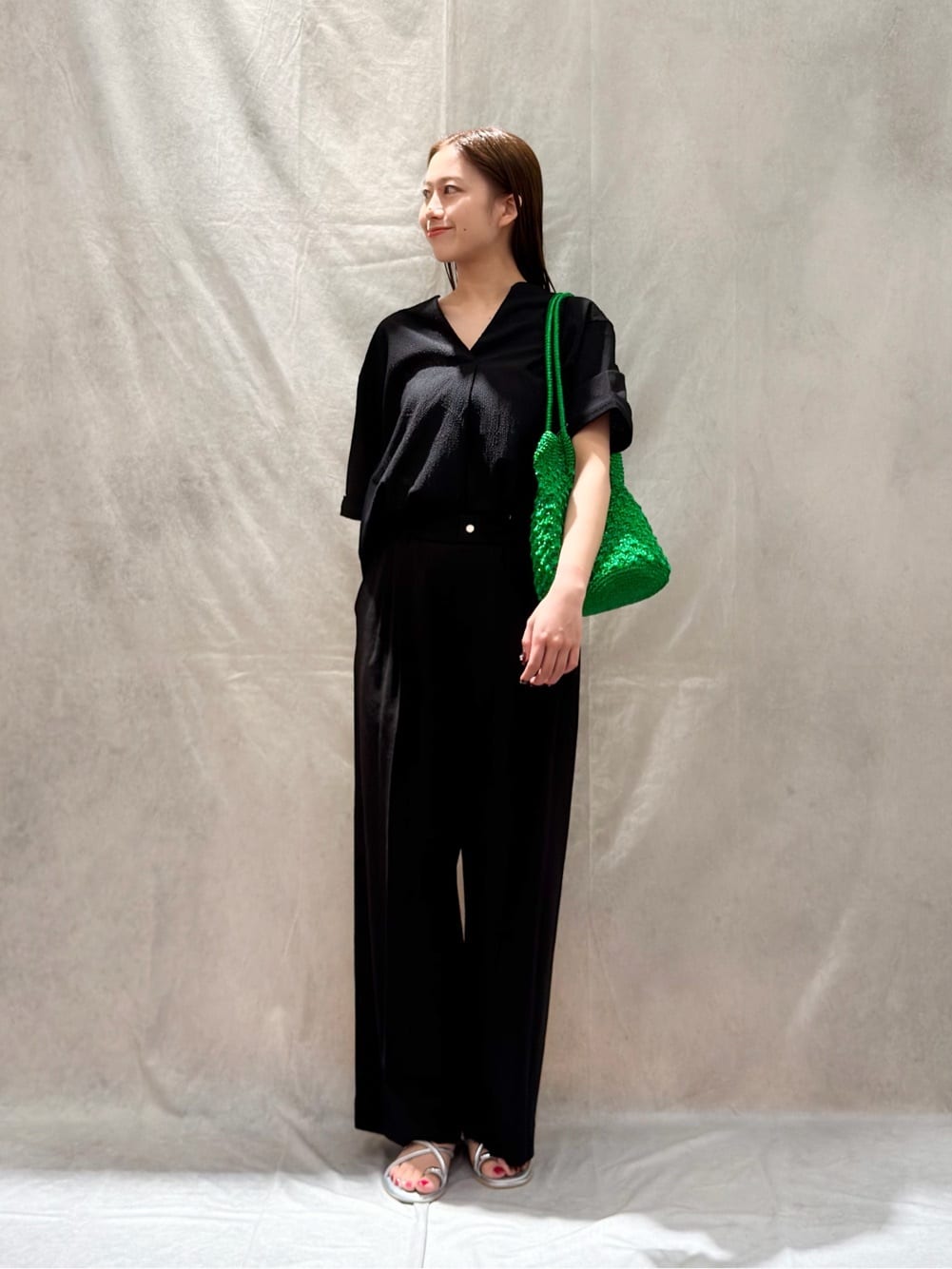 UNITED ARROWS green label relaxing | メタリックヤーンレーシー