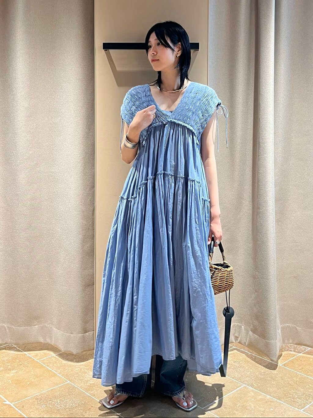 Curensology | ハンドスモッキングワンピース | Rakuten Fashion(楽天