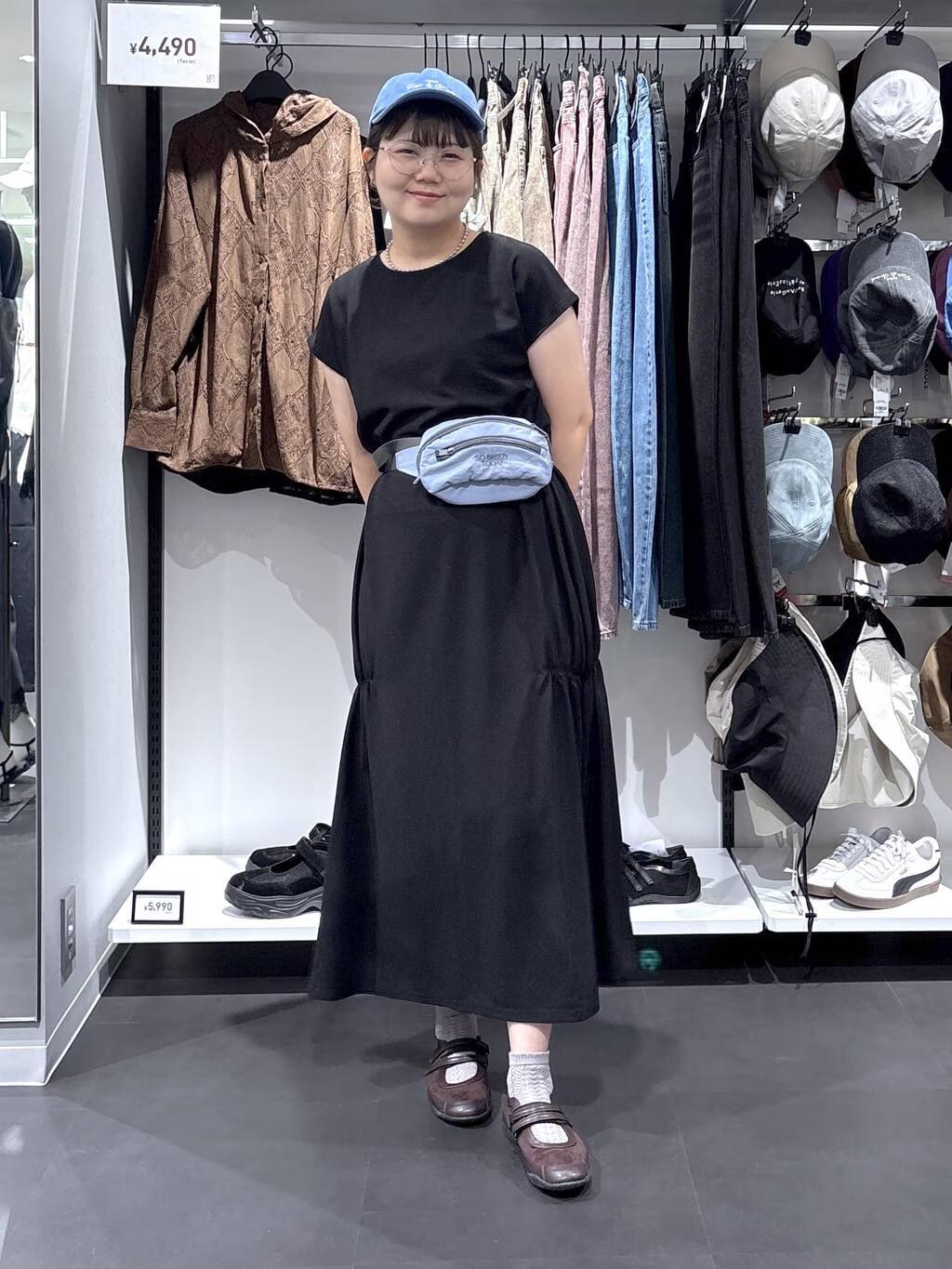 LAKOLE | ワッフルギャザーワンピース | Rakuten Fashion(楽天