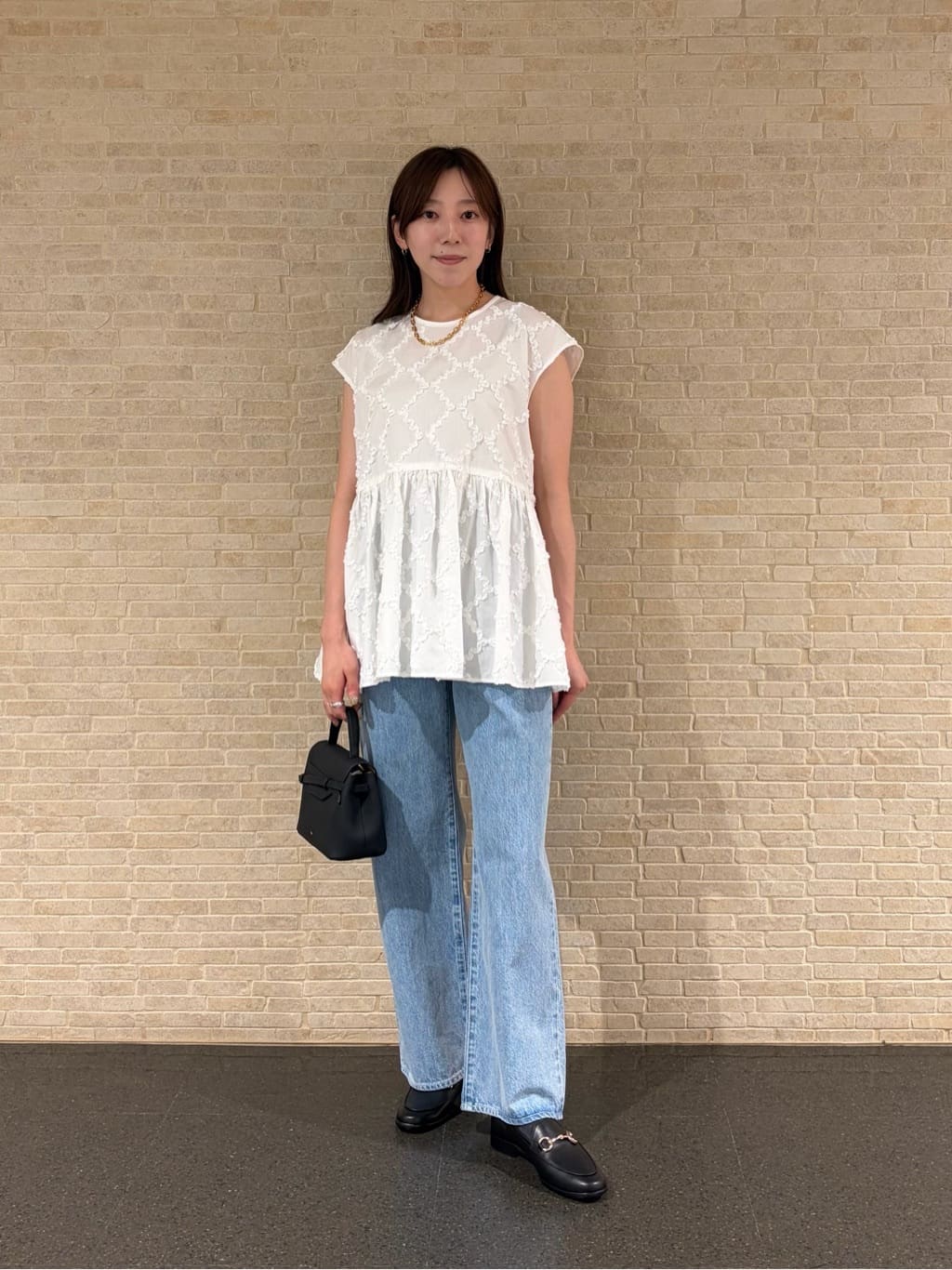UNITED ARROWS | エンブロイダリー フリル フレンチスリーブ ブラウス