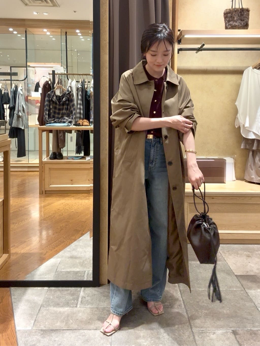RIVE DROITE | 【A・MONN】オーバーステンカラーコート | Rakuten
