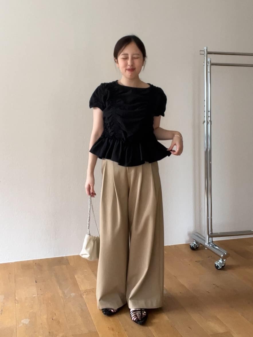 CAPRICIEUX LE'MAGE | シャーリングギャザーブラウス | Rakuten