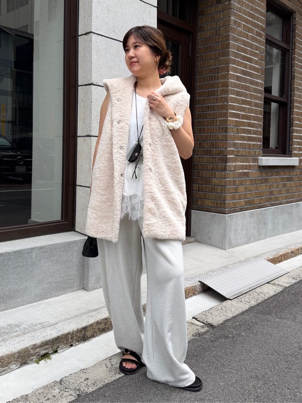 DOUDOU | 【完売カラー再追加!】ヘムレースタンク | Rakuten Fashion