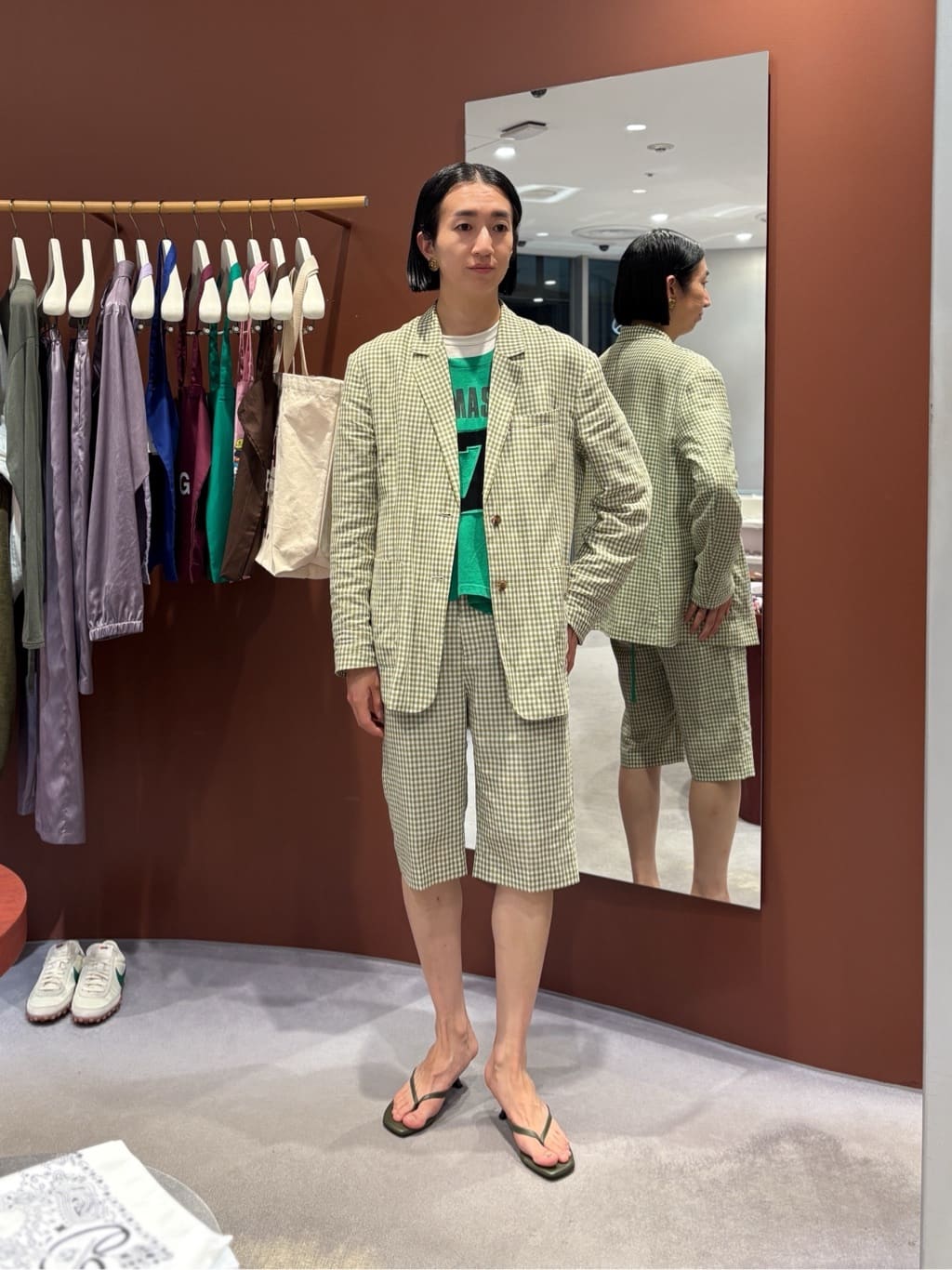 BEAUTY&YOUTH UNITED ARROWS | <6(ROKU)>レザー トング サンダル