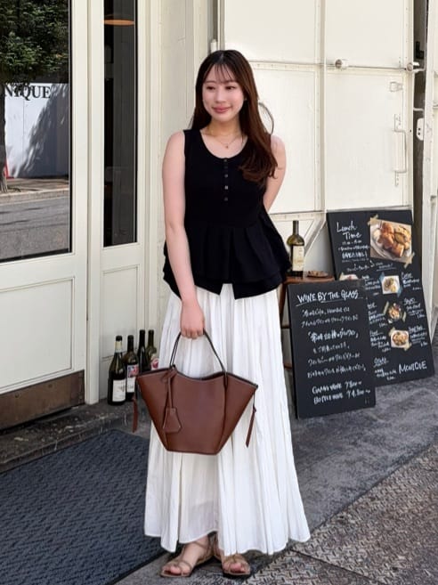 CAPRICIEUX LE'MAGE | アシメペプラムヘンリーニット | Rakuten