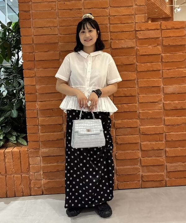 BEAMS WOMEN | 【7/31~新規値下げ】ドット サテン フリル スカート