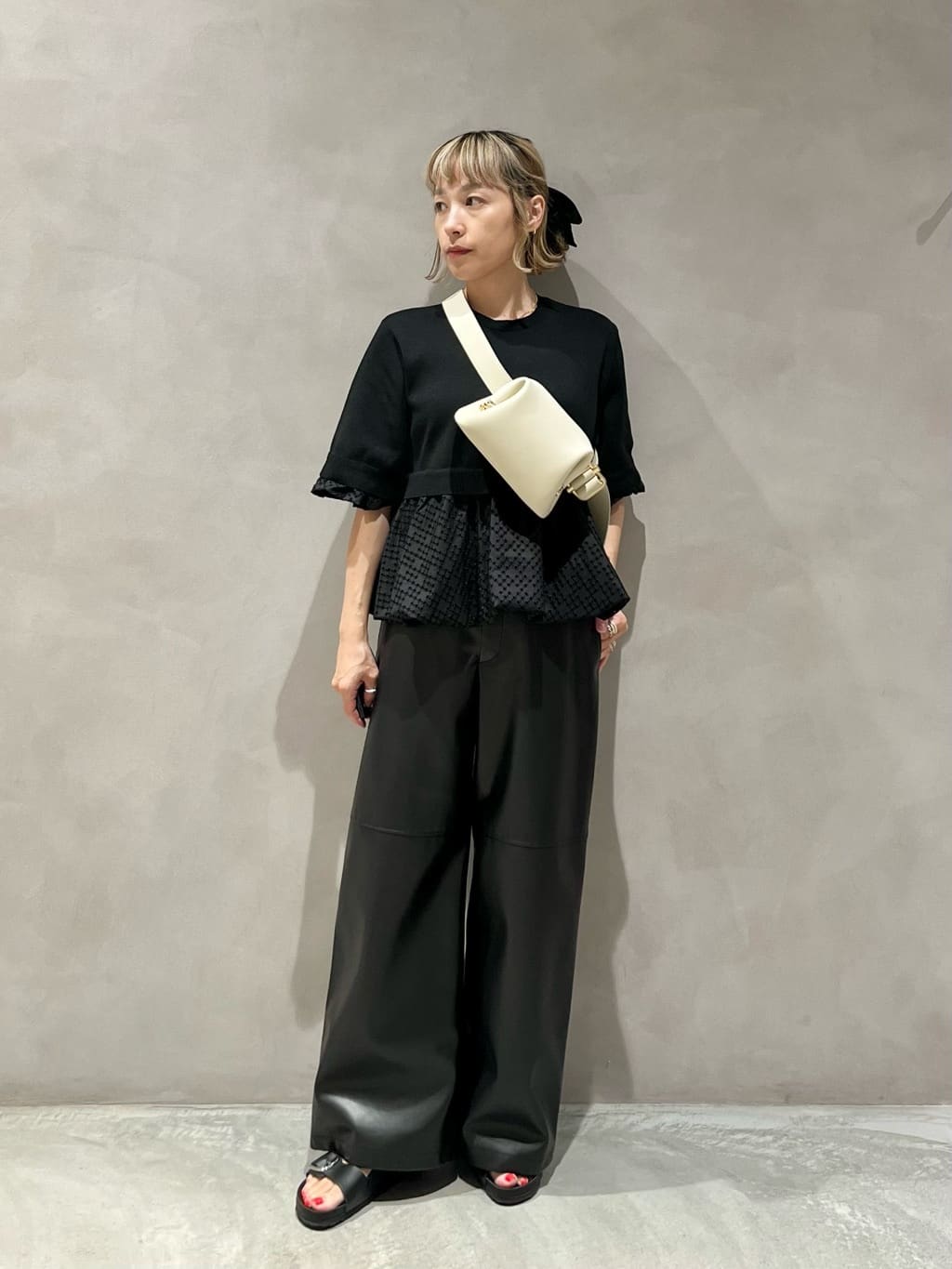 UNITED ARROWS | カットワーク バルーン シルエット ニット