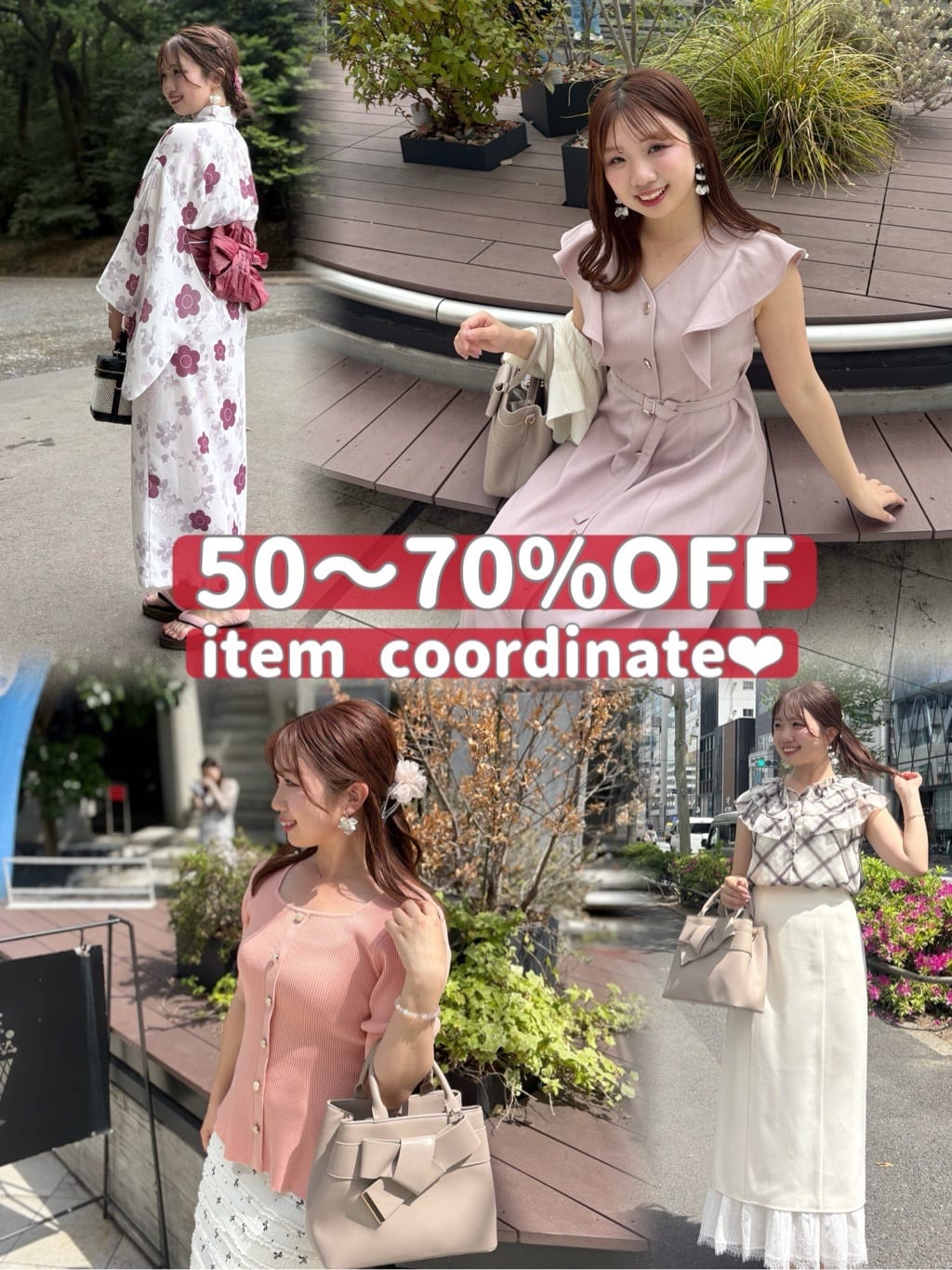 〈canami〉配色ステッチラッフル袖ワンピース canami〉配色ステッチラッフル袖ワンピース | natural couture