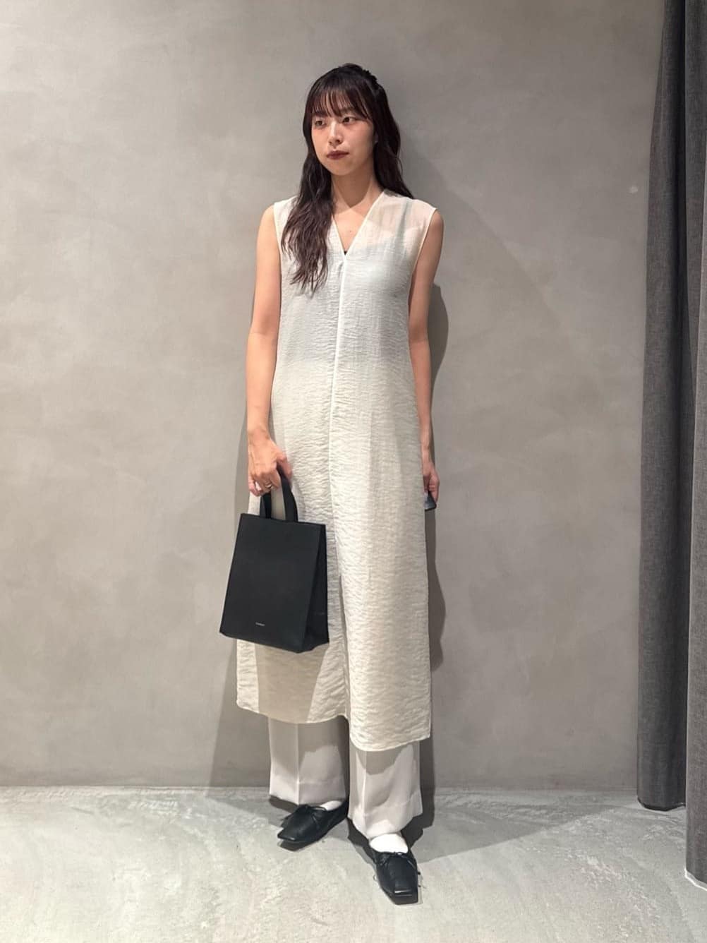UNITED ARROWS | <conte>シアー Vネック ロングワンピース | Rakuten