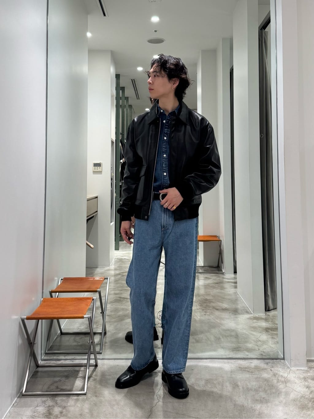 BEAUTY&YOUTH UNITED ARROWS | シープ レザー A-2 ジャケット