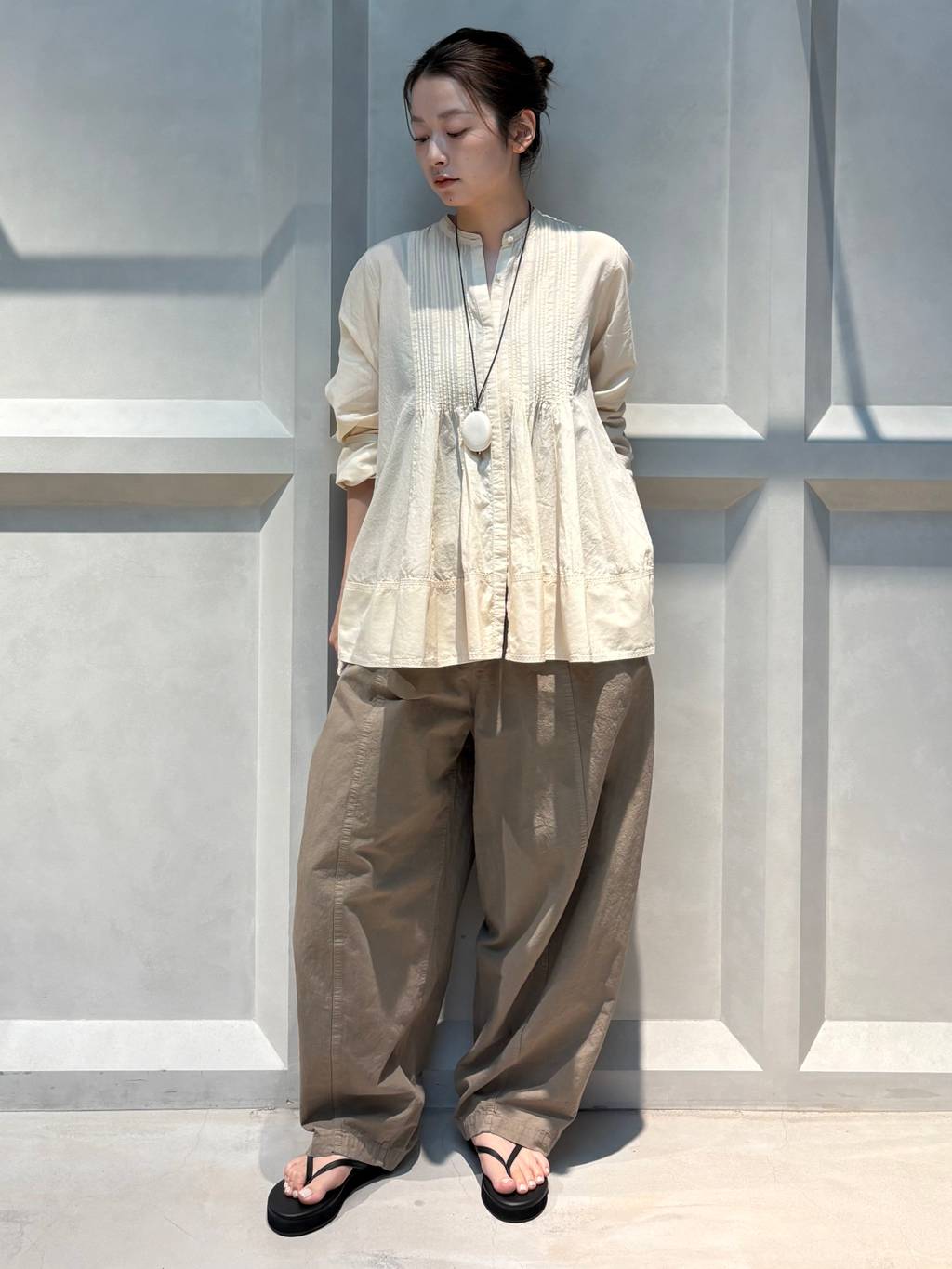 Curensology | コットンリネンドロストパンツ | Rakuten Fashion(楽天