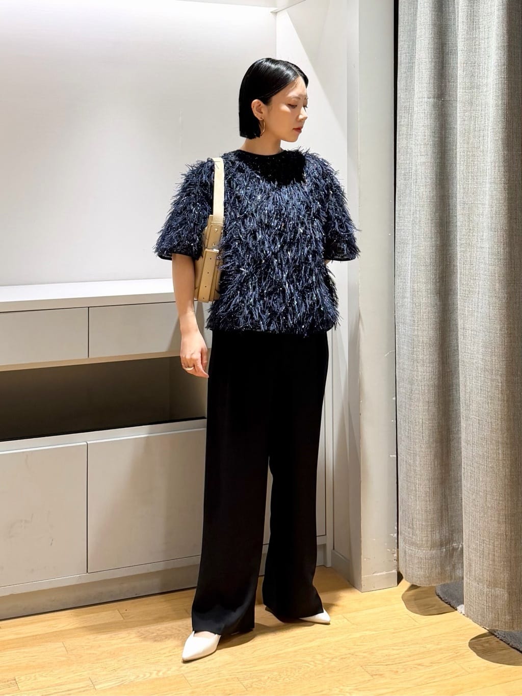 UNITED ARROWS LTD. OUTLET | ヘアリー ラメ カットジャガード