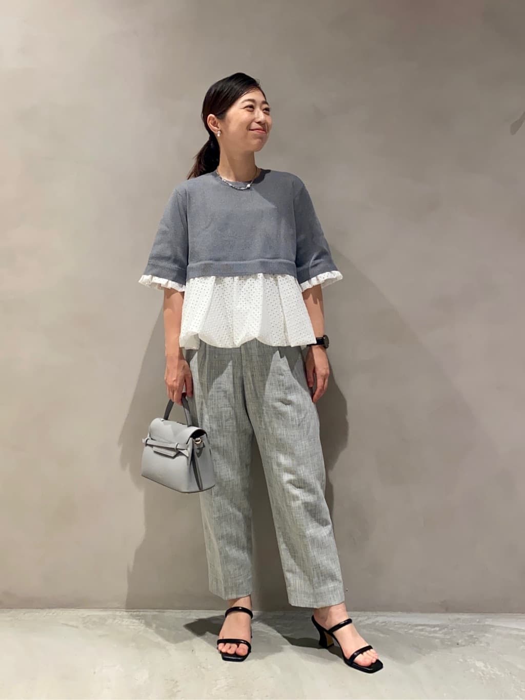 UNITED ARROWS | カットワーク バルーン シルエット ニット