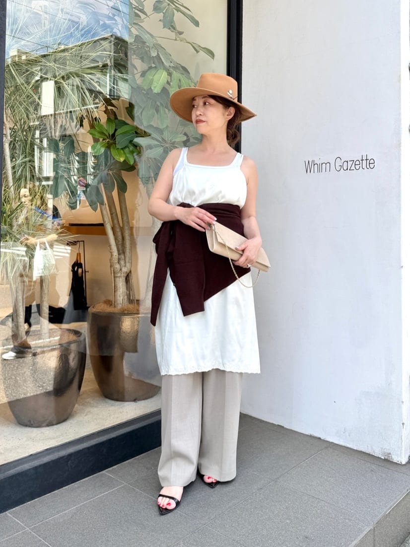 Whim Gazette | カップツキRIBタンクトップ | Rakuten Fashion(楽天