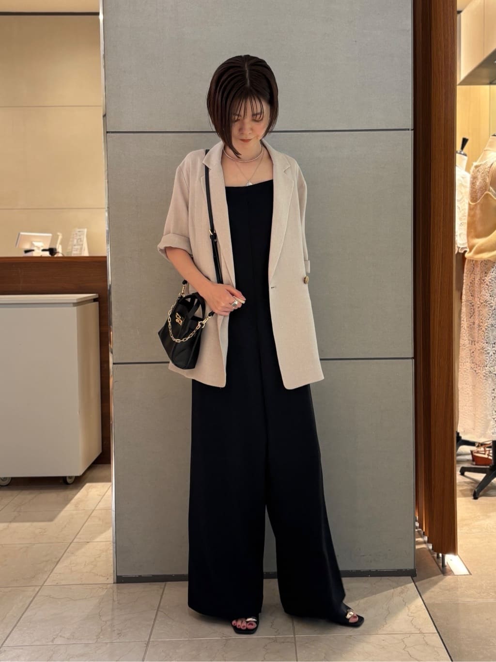 GALLARDAGALANTE ハーフスリーブジャケット 半袖 秋の新色ブラウンが登場】ハーフスリーブジャケット | GALLARDAGALANTE