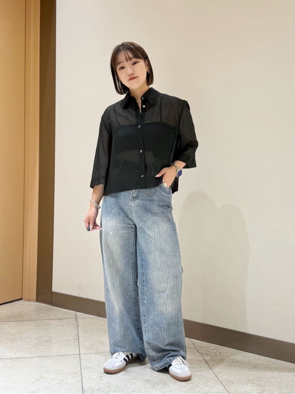 BEAUTY&YOUTH UNITED ARROWS | ポリエステル オーガンジー シャツ