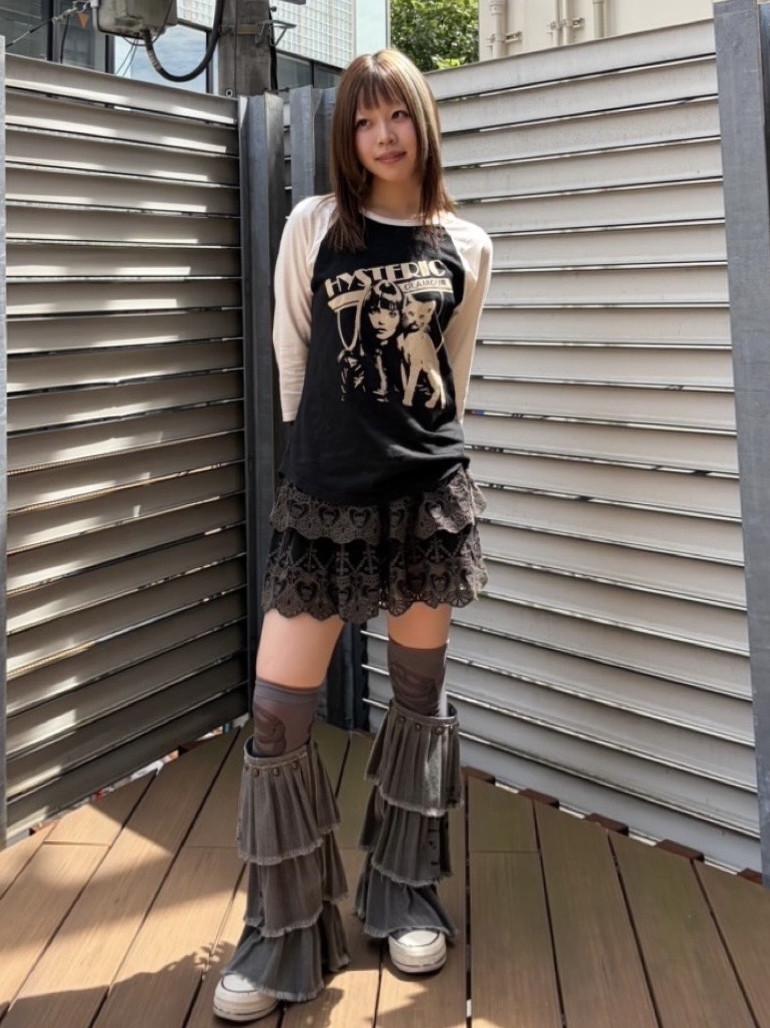 HYSTERIC GLAMOUR | HYSTERIC WOMAN CAT 七分袖Tシャツ | Rakuten