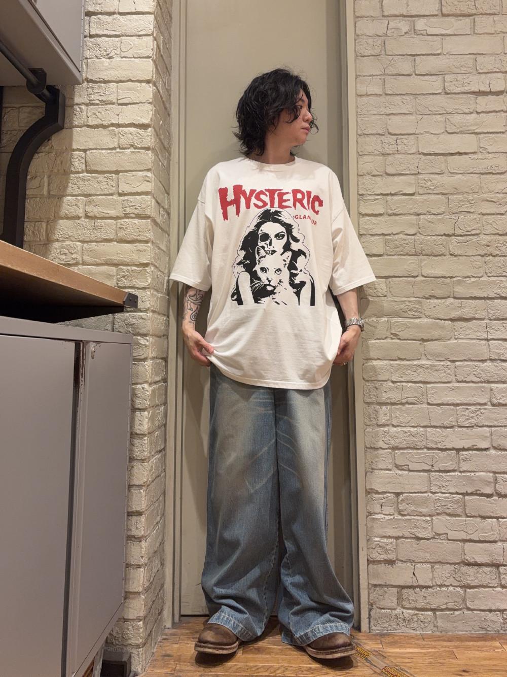 HYSTERIC GLAMOUR | HYSTERIC WOMAN HALF SKULL CAT オーバーサイズ