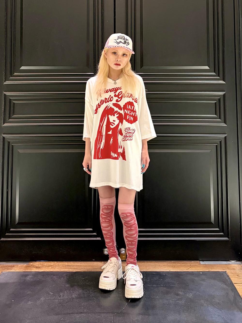 ☆26SS☆ヒステリックグラマー ALWAYS HG Tシャツワンピース HYSTERIC