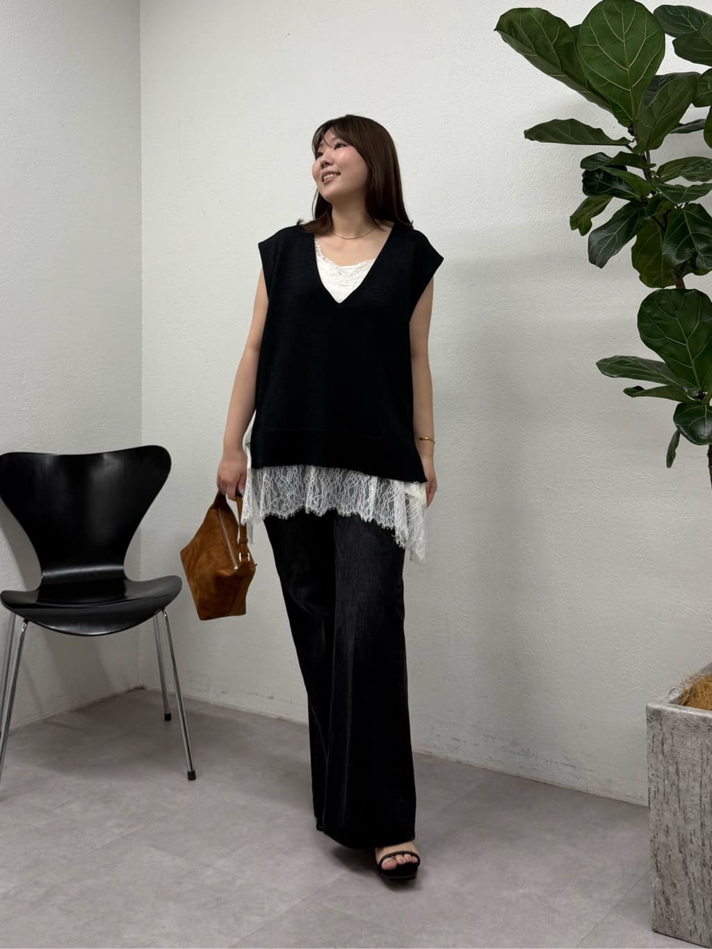 GALLARDAGALANTE | サイドスリットニット | Rakuten Fashion(楽天