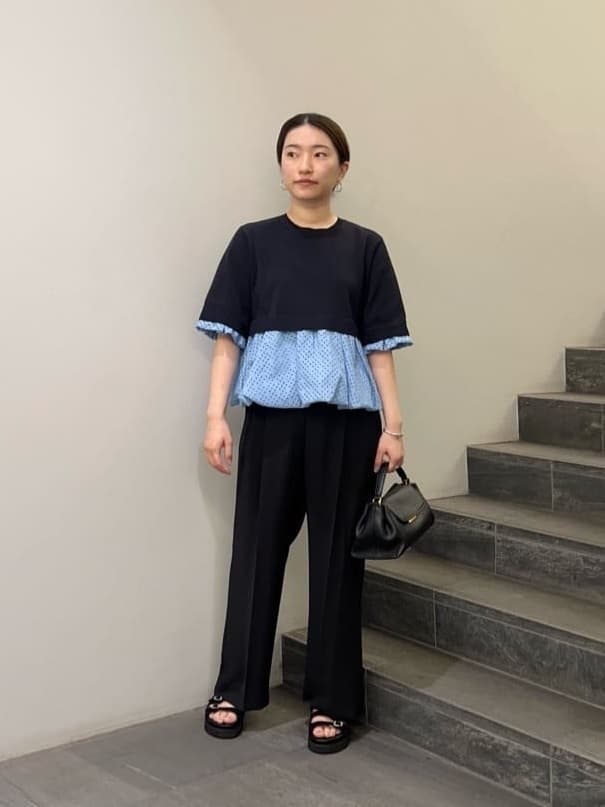 UNITED ARROWS | カットワーク バルーン シルエット ニット
