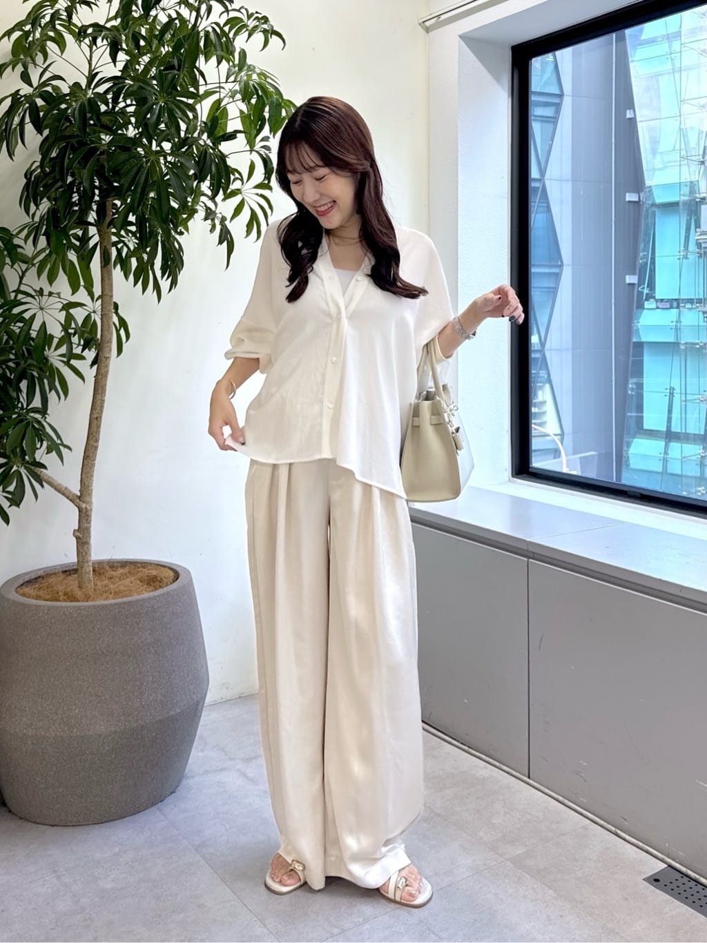 La boutique BonBon | ストレッチジョーゼットシャツカーデ | Rakuten