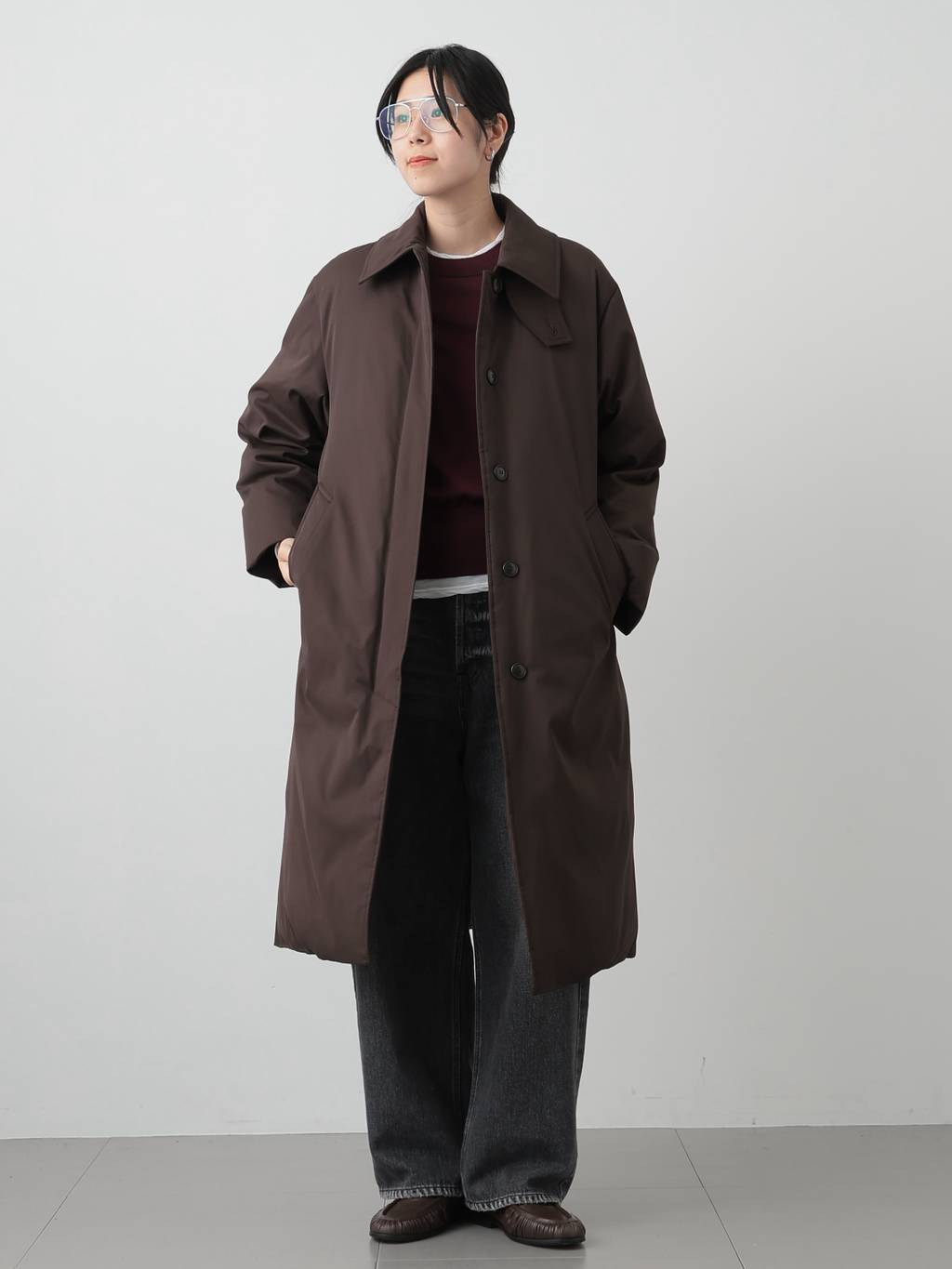 Curensology | ステンカラーダウンコート | Rakuten Fashion(楽天