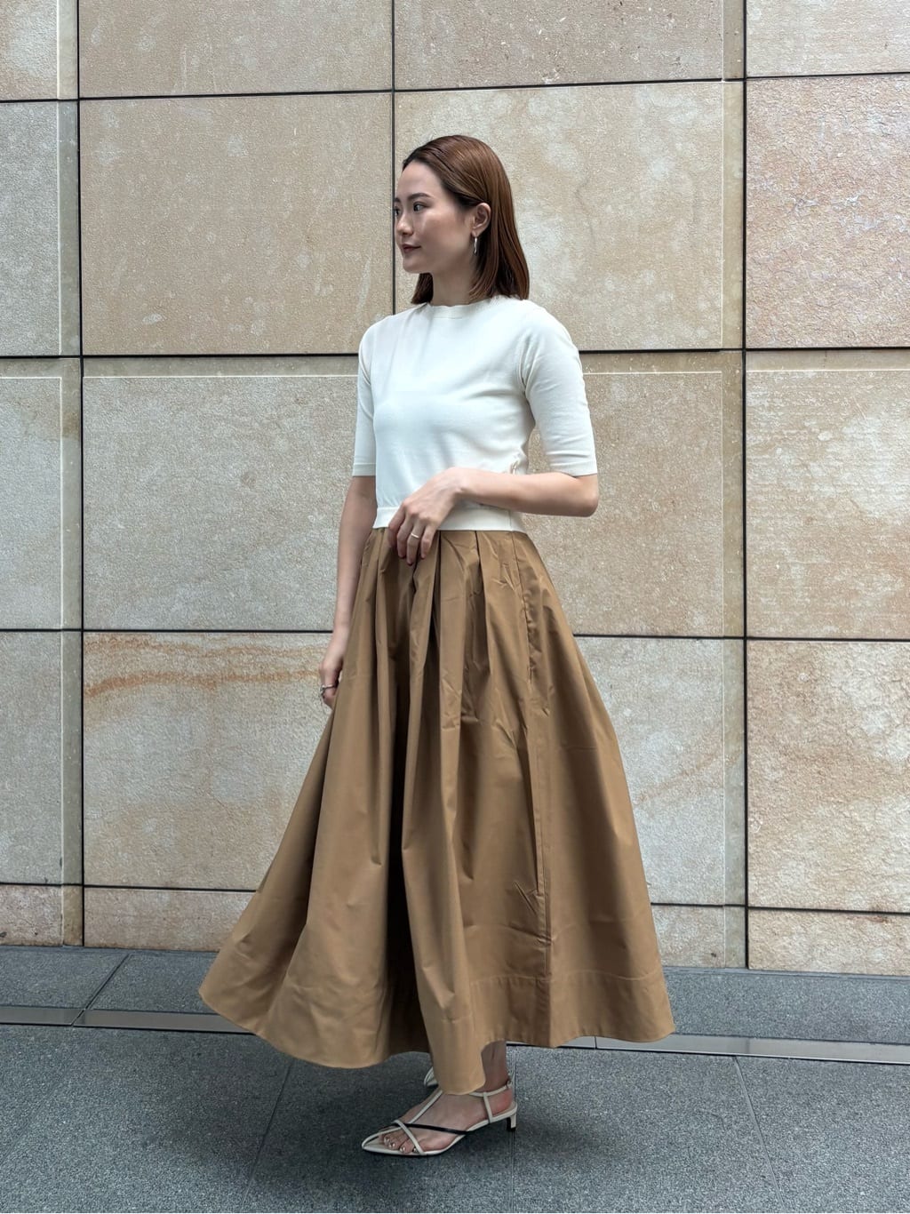 ESTNATION | ESTNATION / タフタコンビニットワンピース《EXCLUSIVE