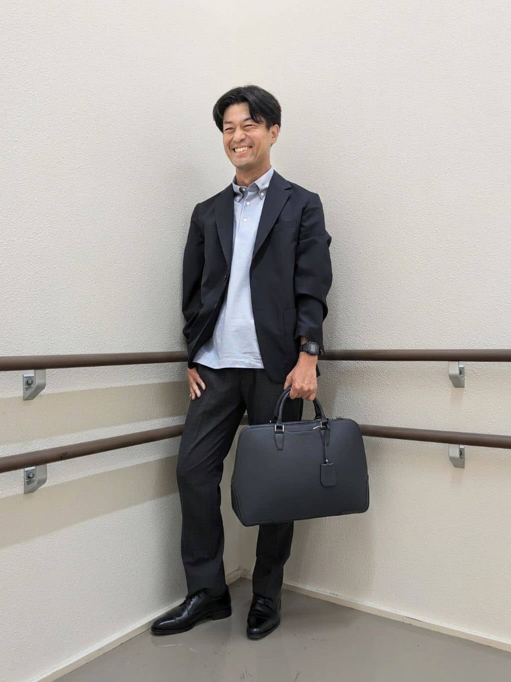 UNITED ARROWS green label relaxing | エンボス レザー ブリーフ