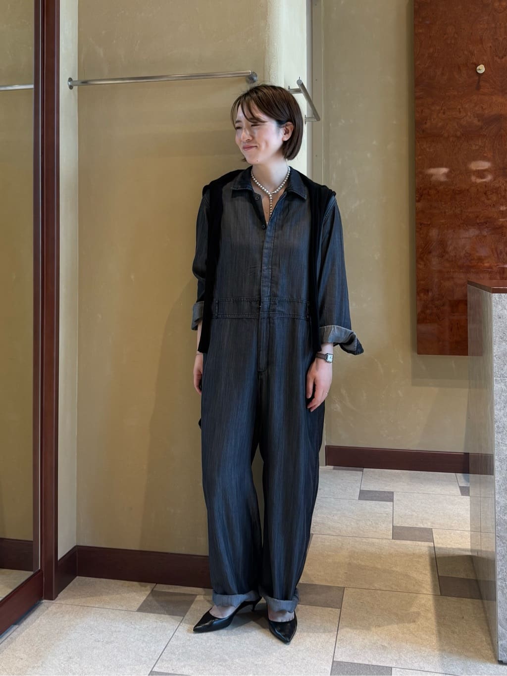 conte コンテ　デニムライクオールインワ　2025SS 定価49500円 UNITED ARROWS | <conte>デニムライク オールインワン | Rakuten