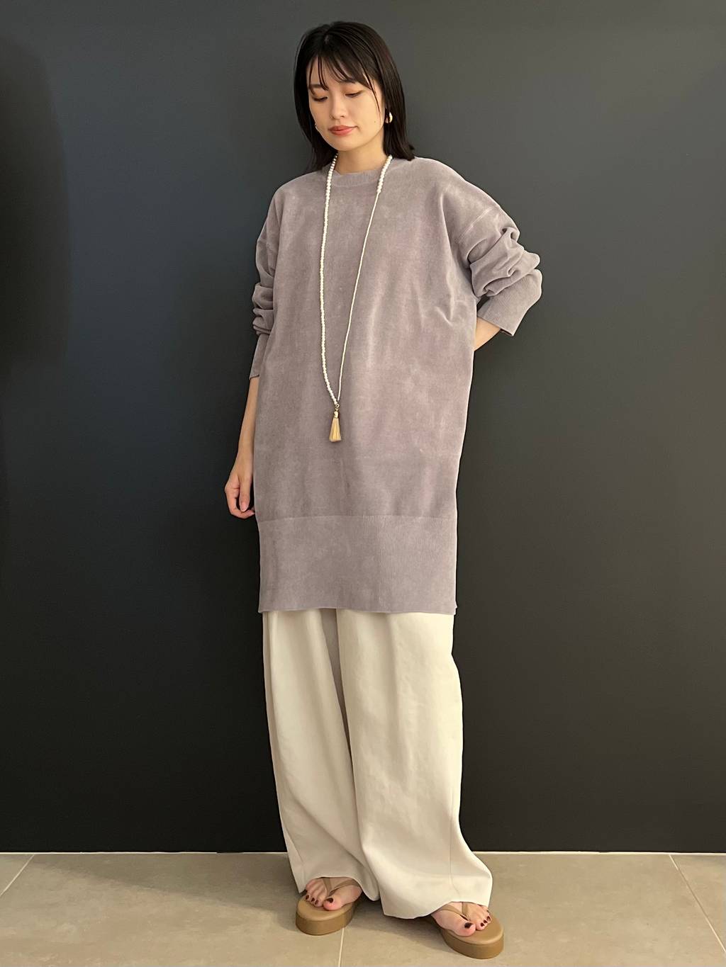 Curensology | ニットベロアチュニック | Rakuten Fashion(楽天