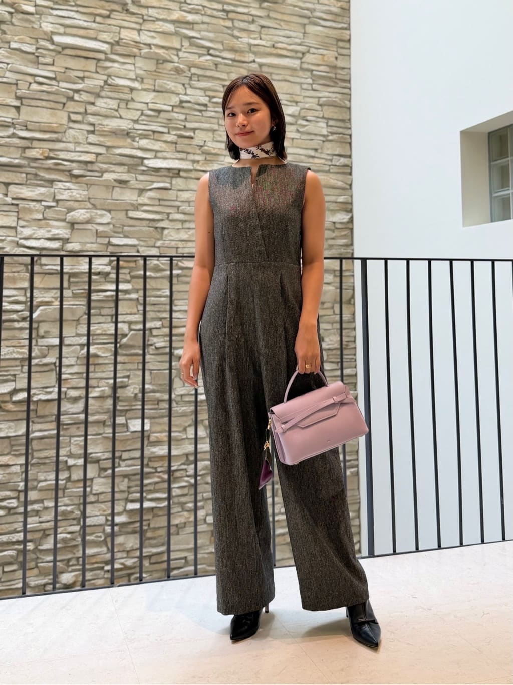 【TOMORROWLAND collection】オールインワン TOMORROWLAND | 【WEB先行予約】ネップカルゼ キーネック