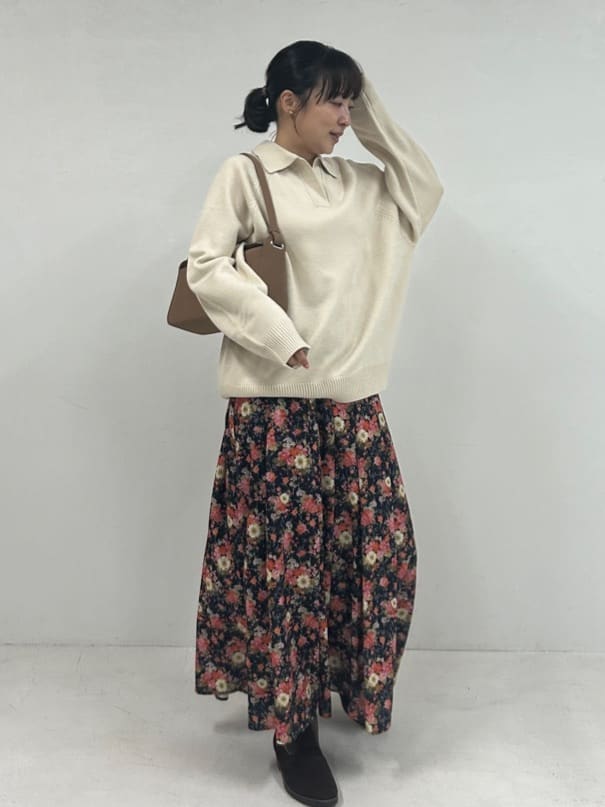 FREAK'S STORE | Double-Tuck Long Skirt | Rakuten Fashion(楽天