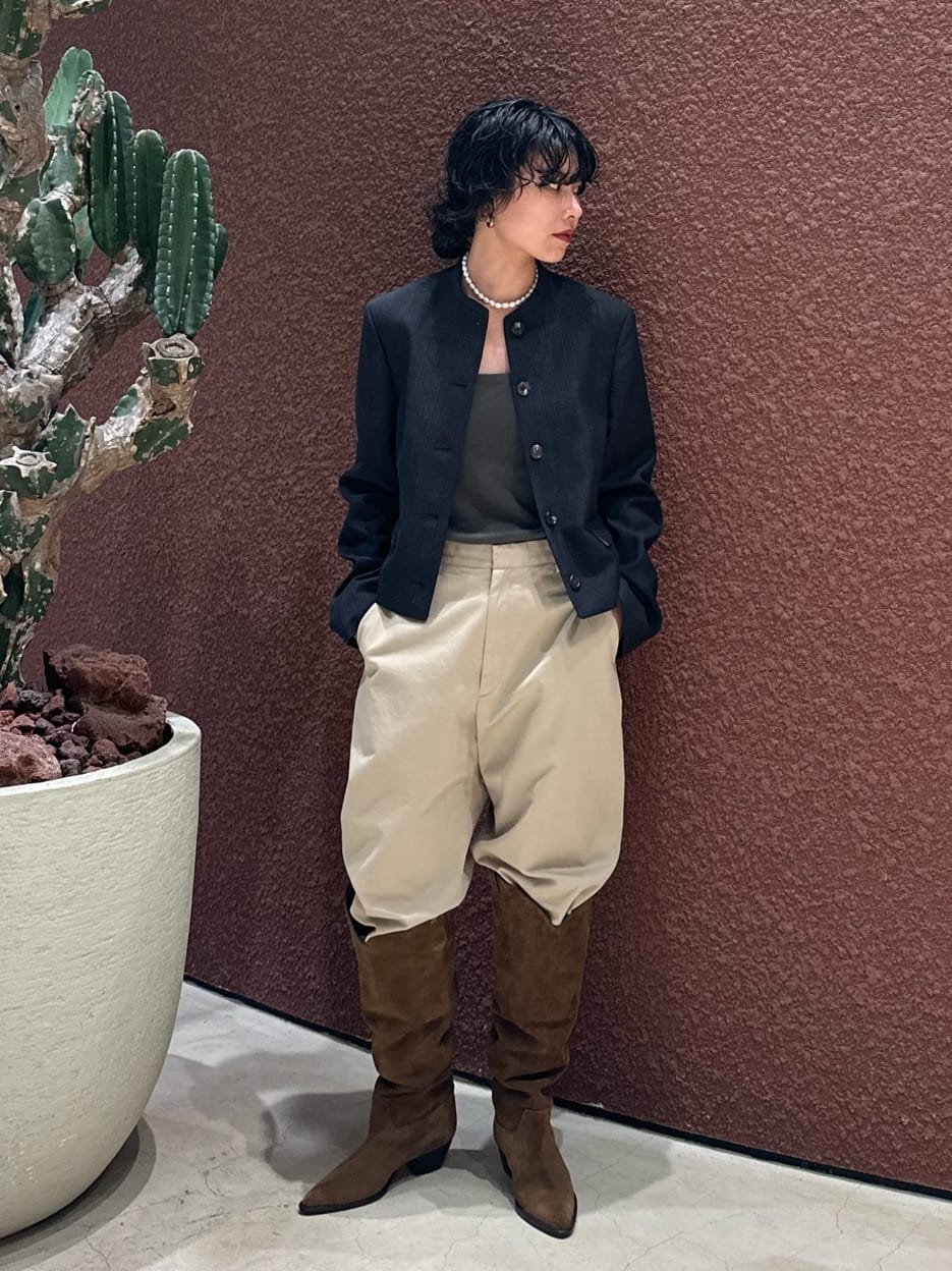 ＜6(ROKU)＞コットン チノ パンツ ベージュ ビューティーアンドユース BEAUTY&YOUTH UNITED ARROWS | <6(ROKU)>コットン チノ パンツ