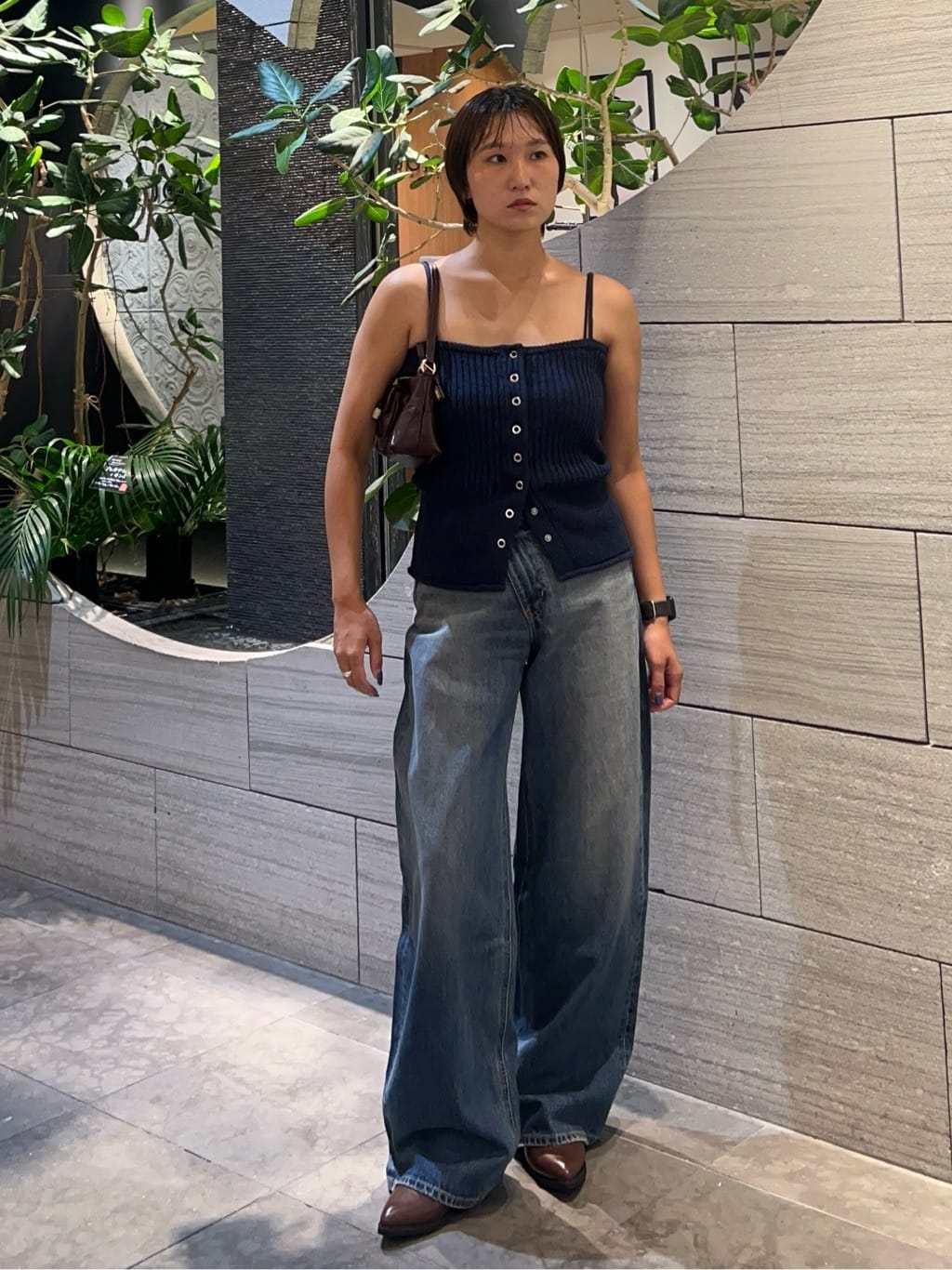 moussy | CROSS WAIST WIDE ストレート | Rakuten Fashion(楽天