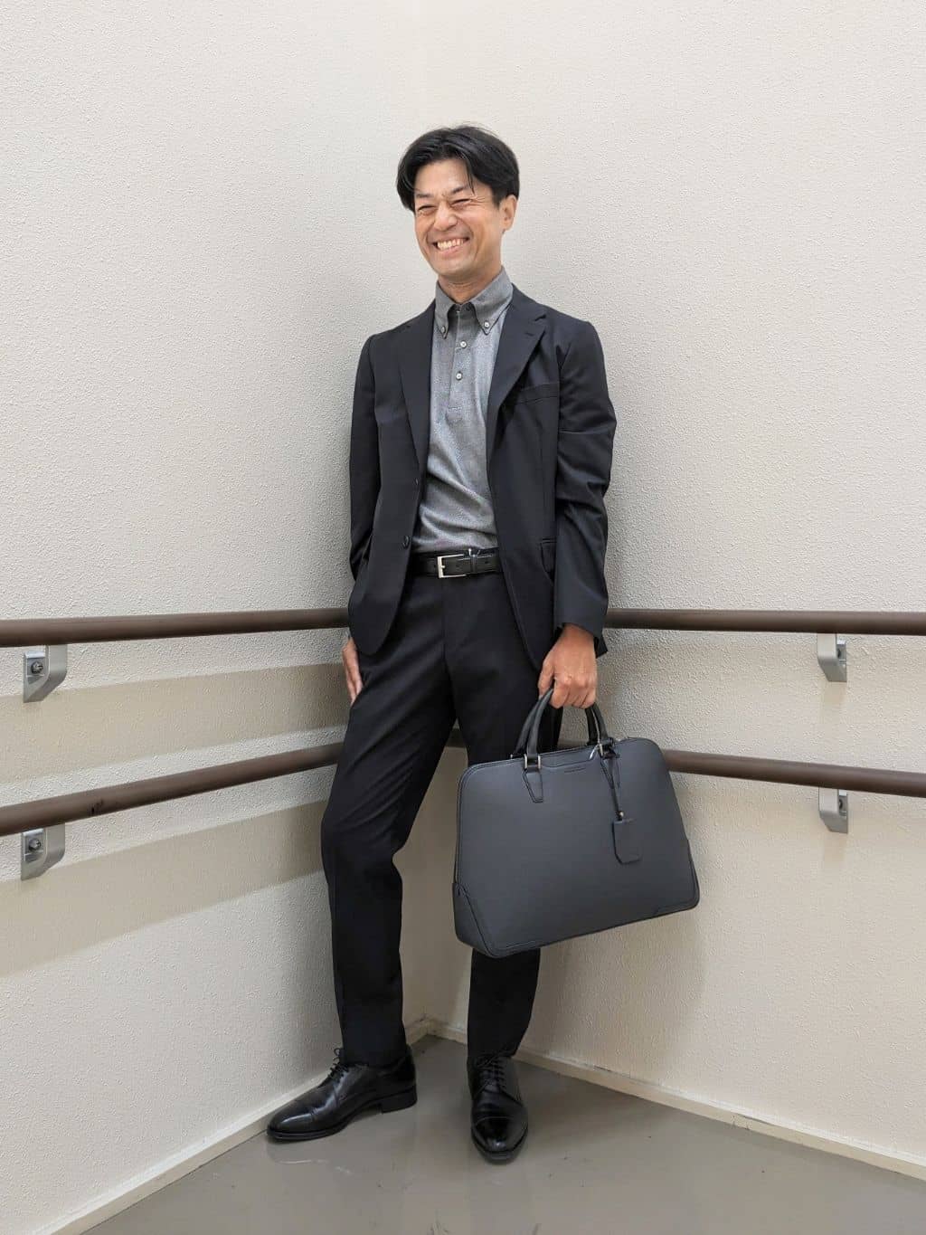 UNITED ARROWS green label relaxing | エンボス レザー ブリーフ