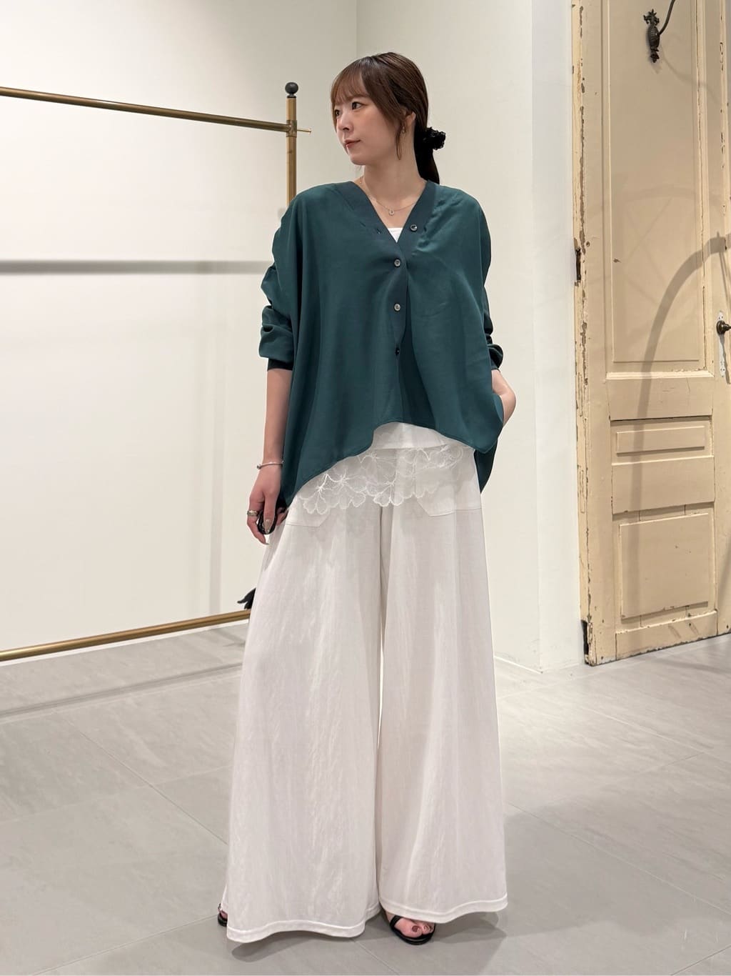 BEARDSLEY | ジャージーワイドパンツ | Rakuten Fashion(楽天