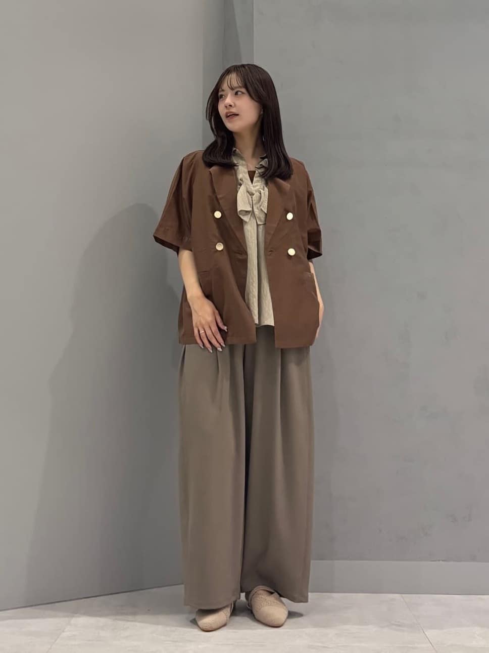 Vin | 【お気に入り数No.1!】ハーフスリーブダブルブレストジャケット